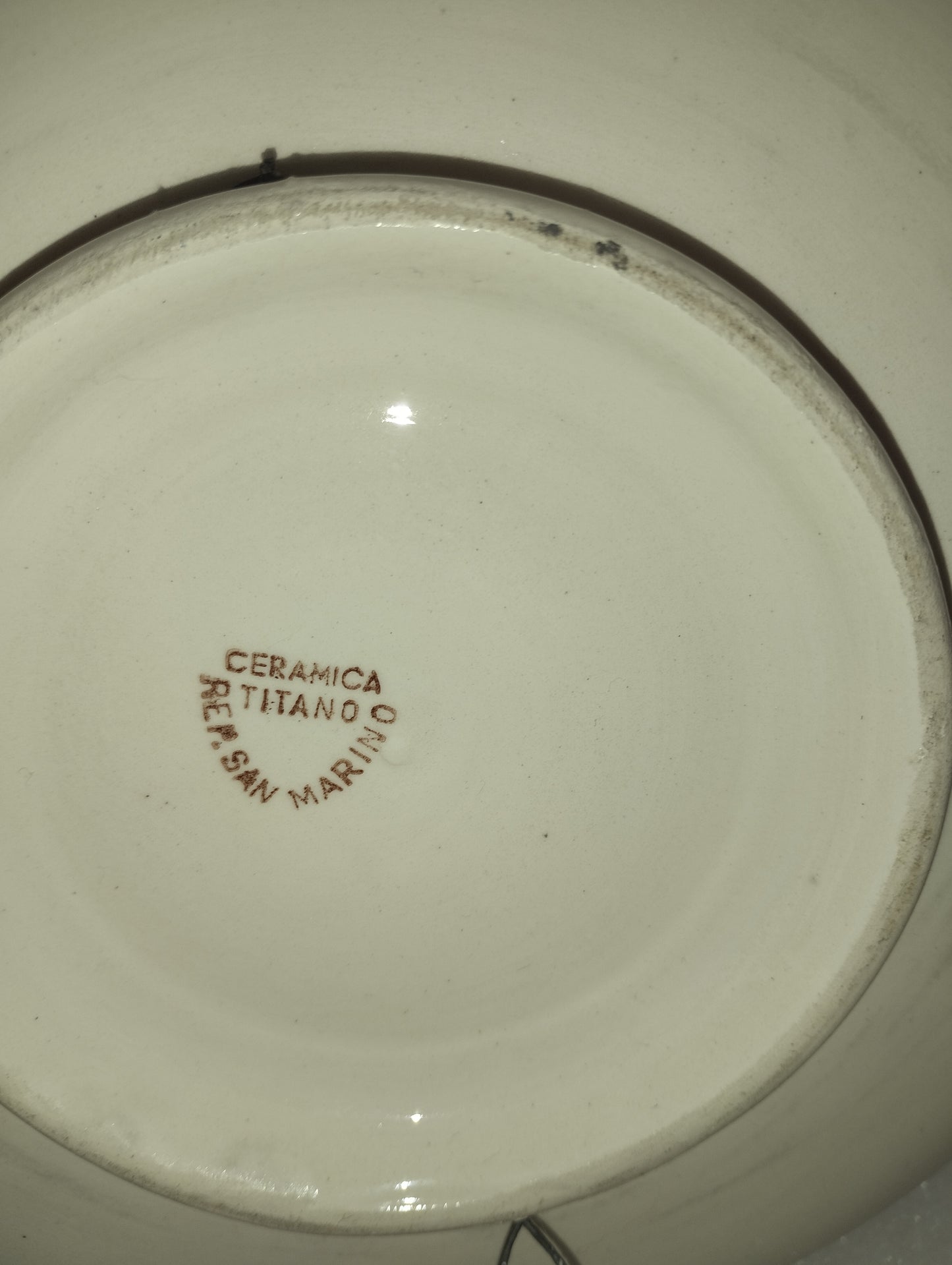 Piatto Ceramica Titano Rep.San Marino Vintage
Diametro cm 21