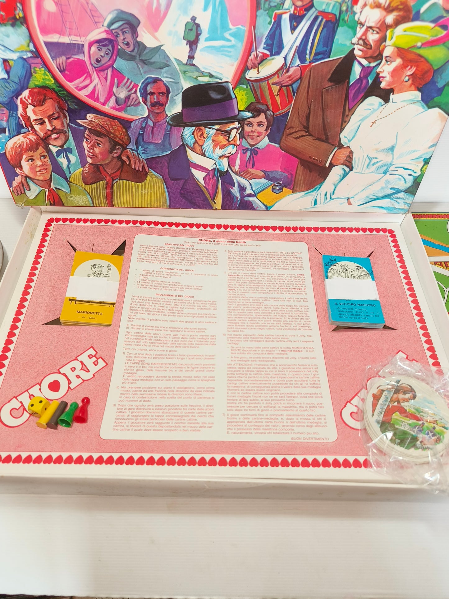Gioco da tavolo Cuore, Caligaris anni 80 LEGGI