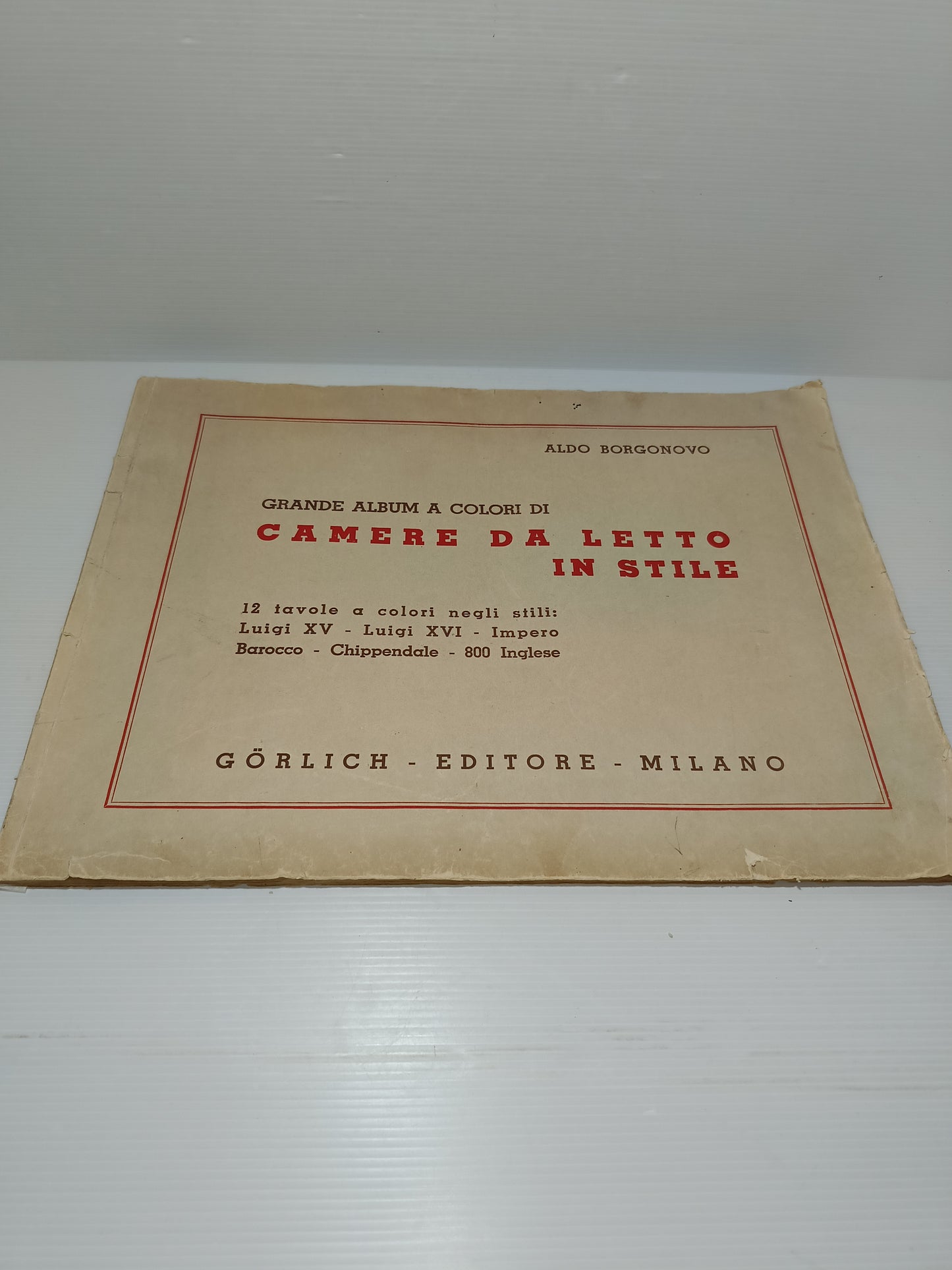Camere Da Letto In Stile 12 Tavole Görlich Editore Milano
Edito nel 1956