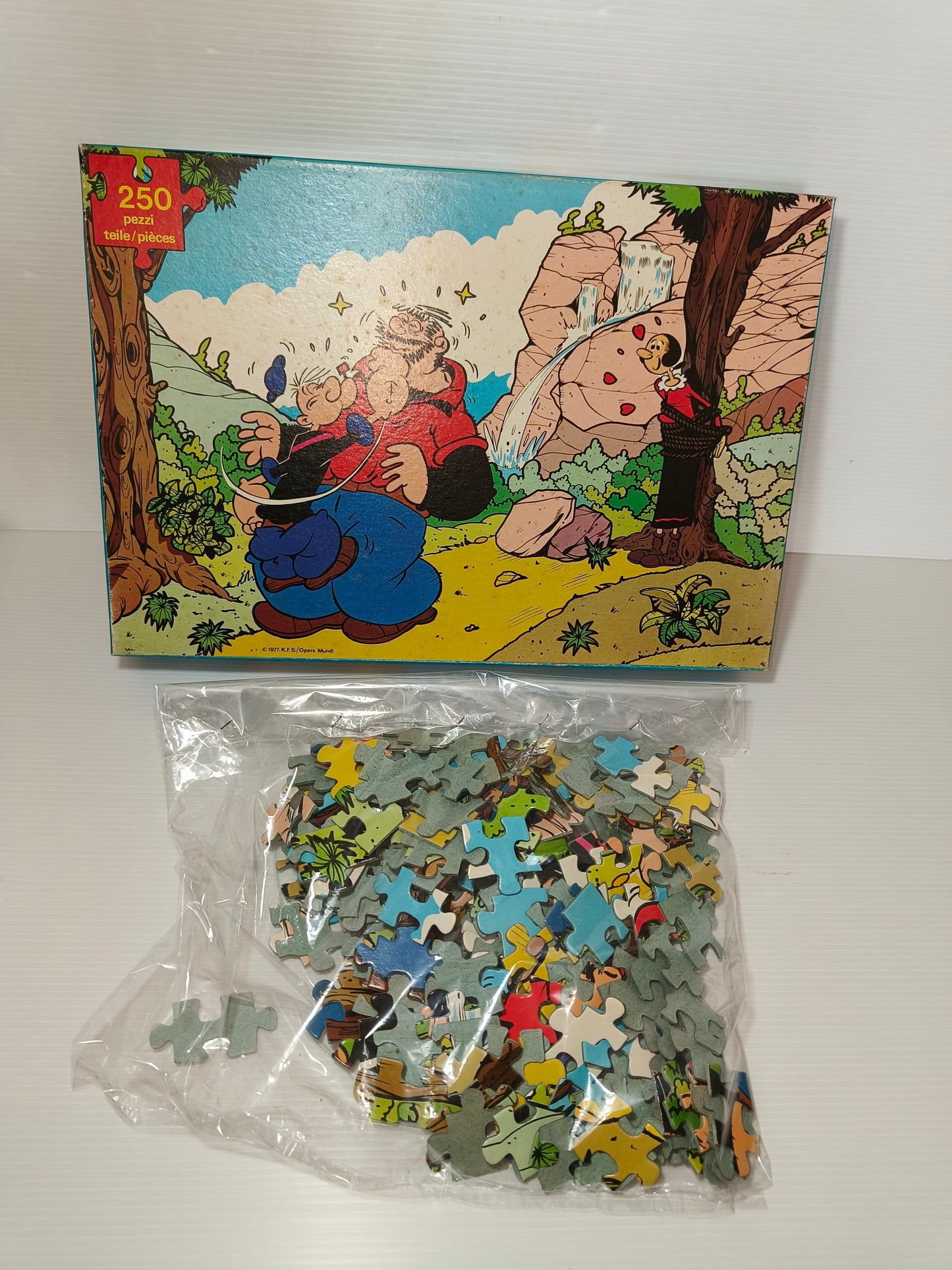 Puzzle Popeye, anni 70 LEGGI
