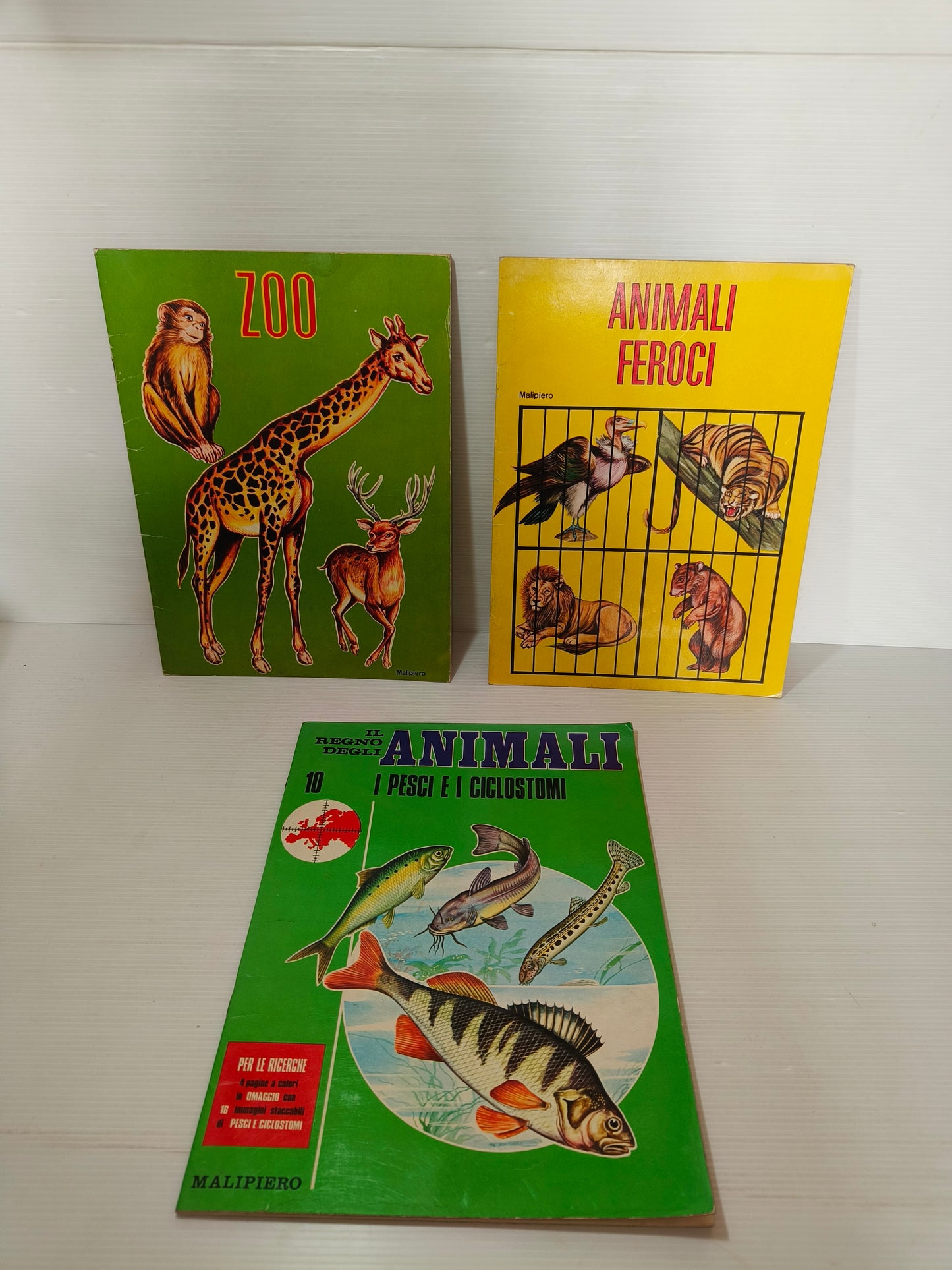 Lotto libretti animali Malipiero, anni 70
