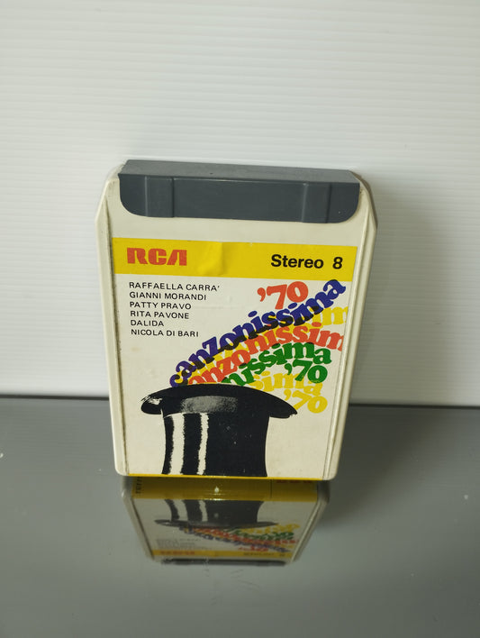 Canzonissima '70 Cassetta Stereo 8 Edita nel 1970 da RCA Cod.LP8S 21131