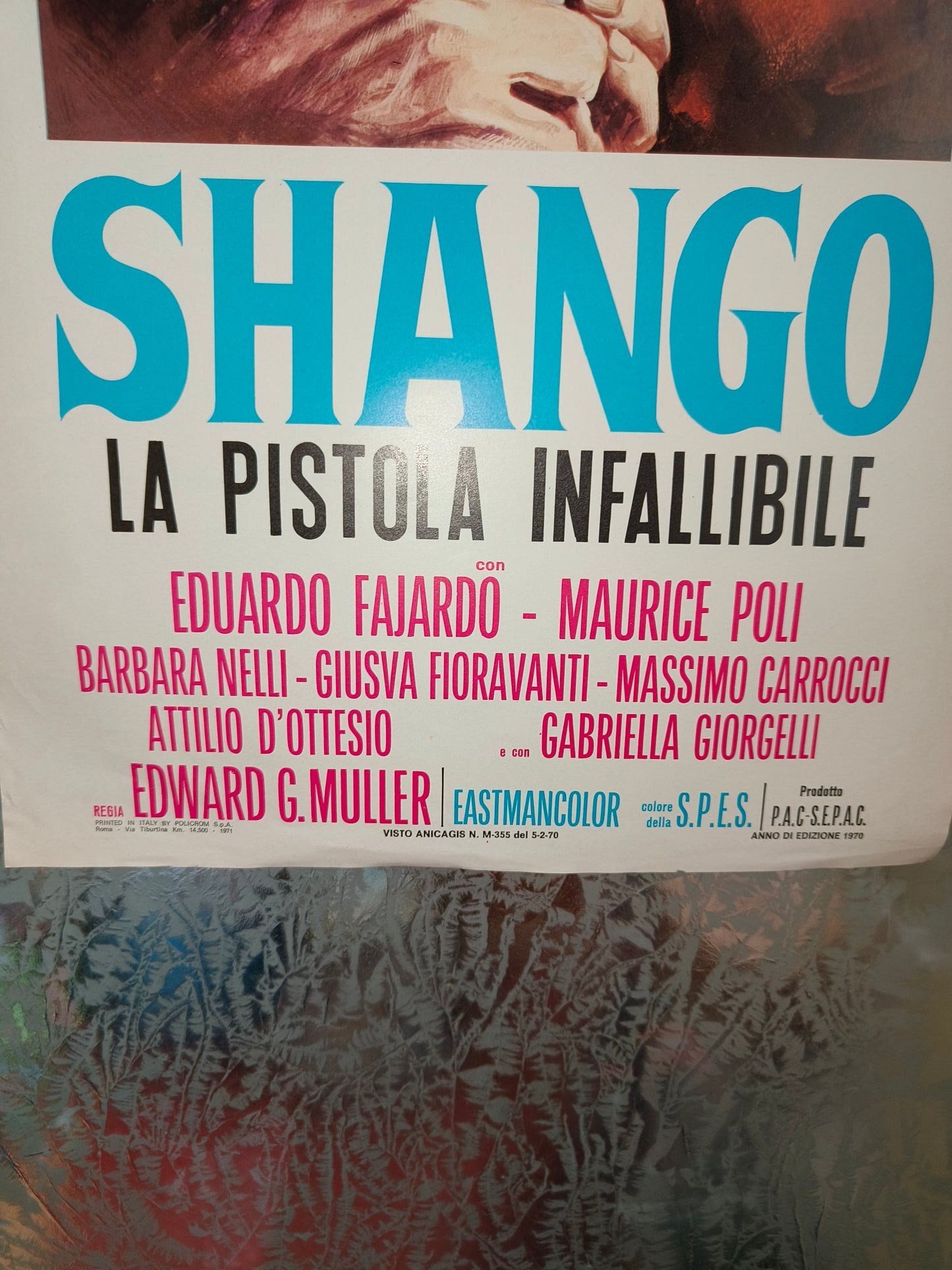 Locandina Film Shango La pistola infallibile, anni 70