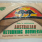 Souvenir Boomerang Australia Dipinto A Mano Vintage