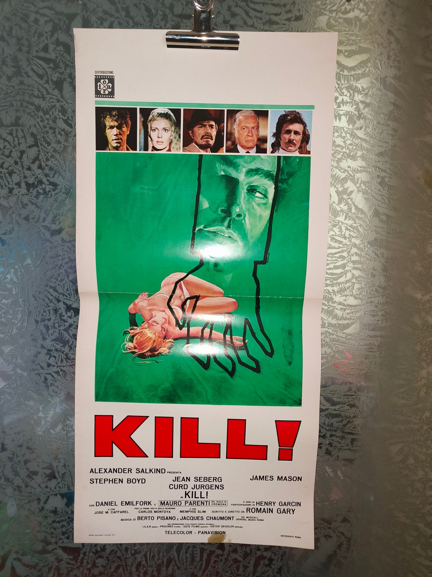 Locandina film Kill! anni 70