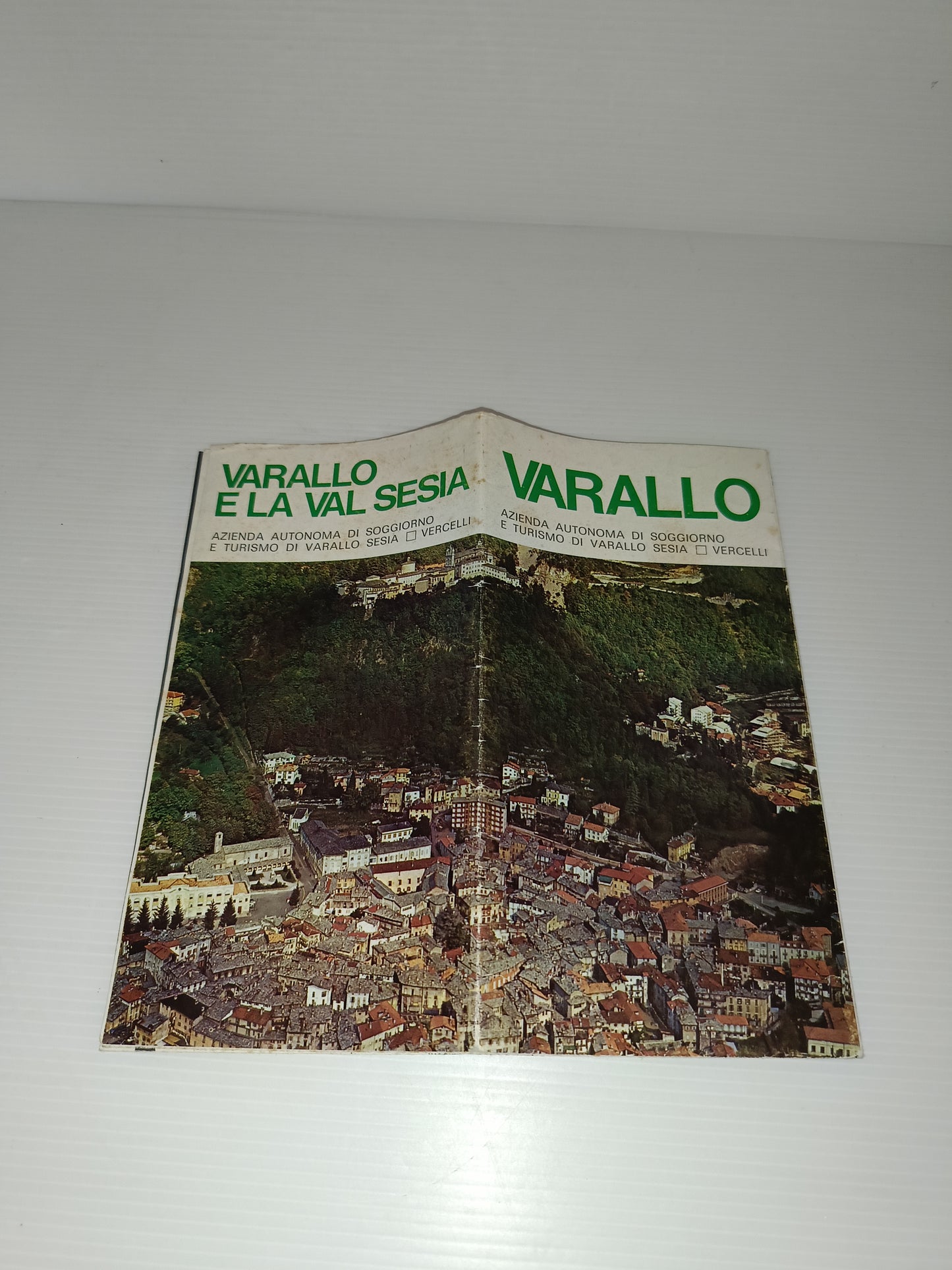 Varallo e La Val Sesia Depliant Pieghevole Vintage