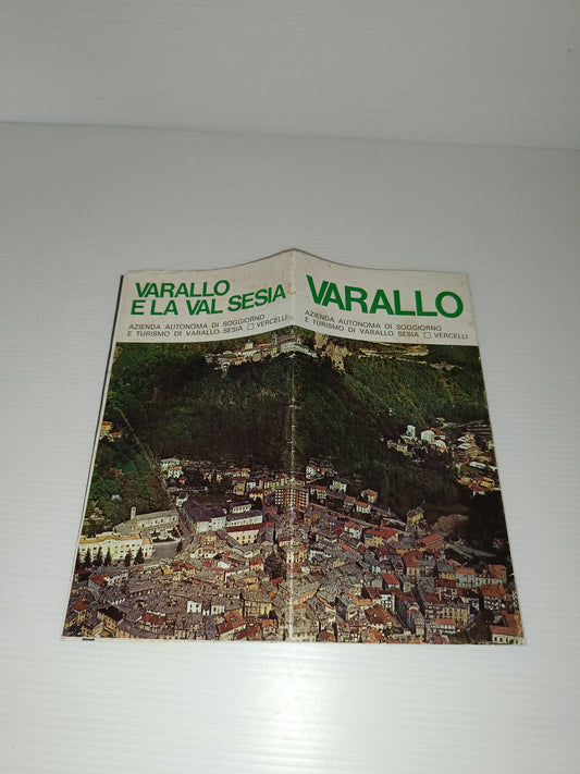 Varallo e La Val Sesia Depliant Pieghevole Vintage