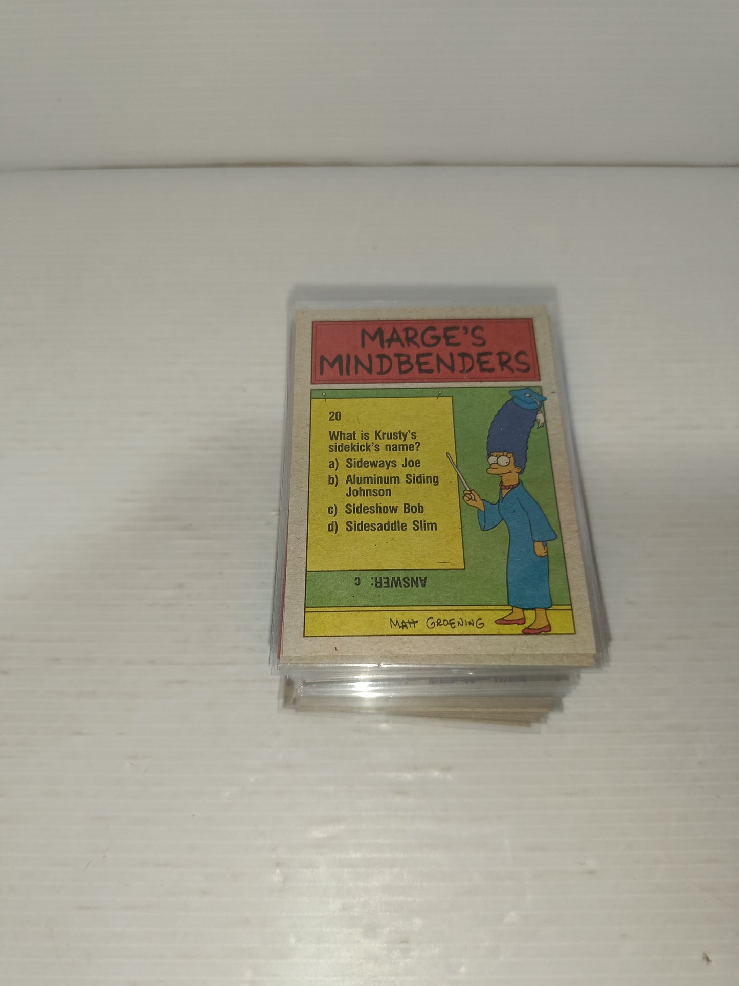 The Simpson Collezione 88 Card Toops
Anno 1990
Rare