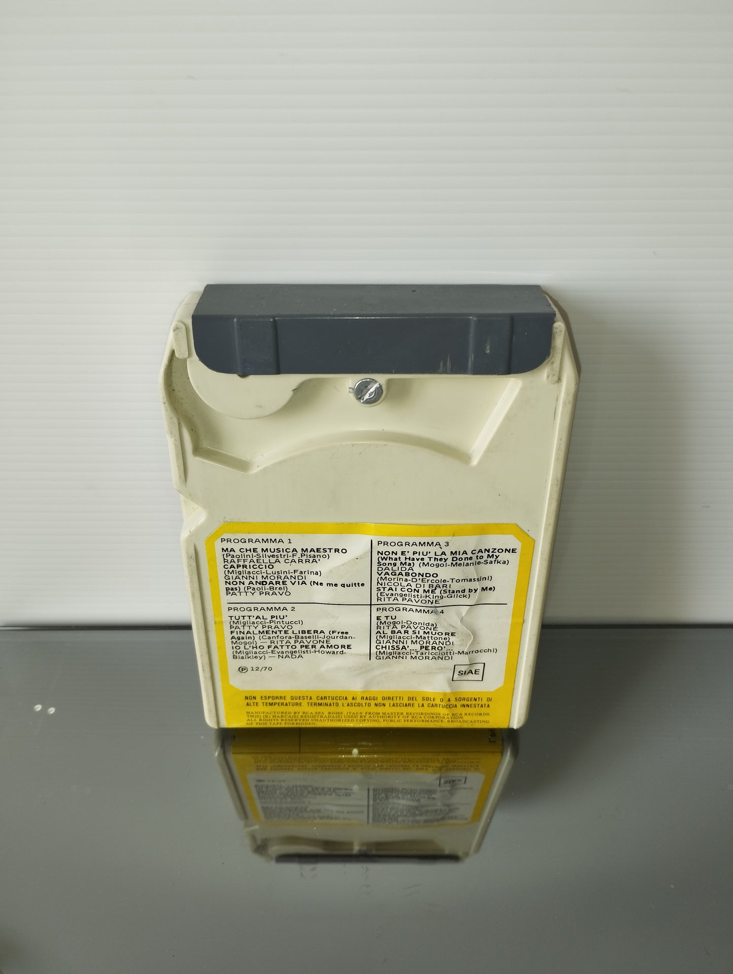 Canzonissima '70 Cassetta Stereo 8 Edita nel 1970 da RCA Cod.LP8S 21131