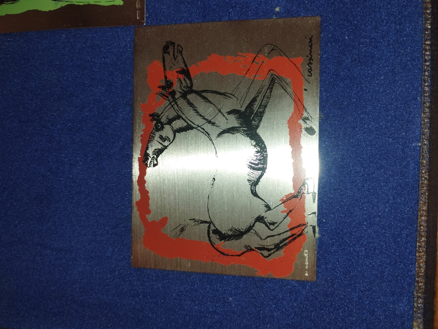 Opere D'arte Bruno Cassinari Serigrafate In Argento 800