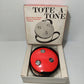 Tote -a-Tone Solid State radio portatile vintage non funzionante