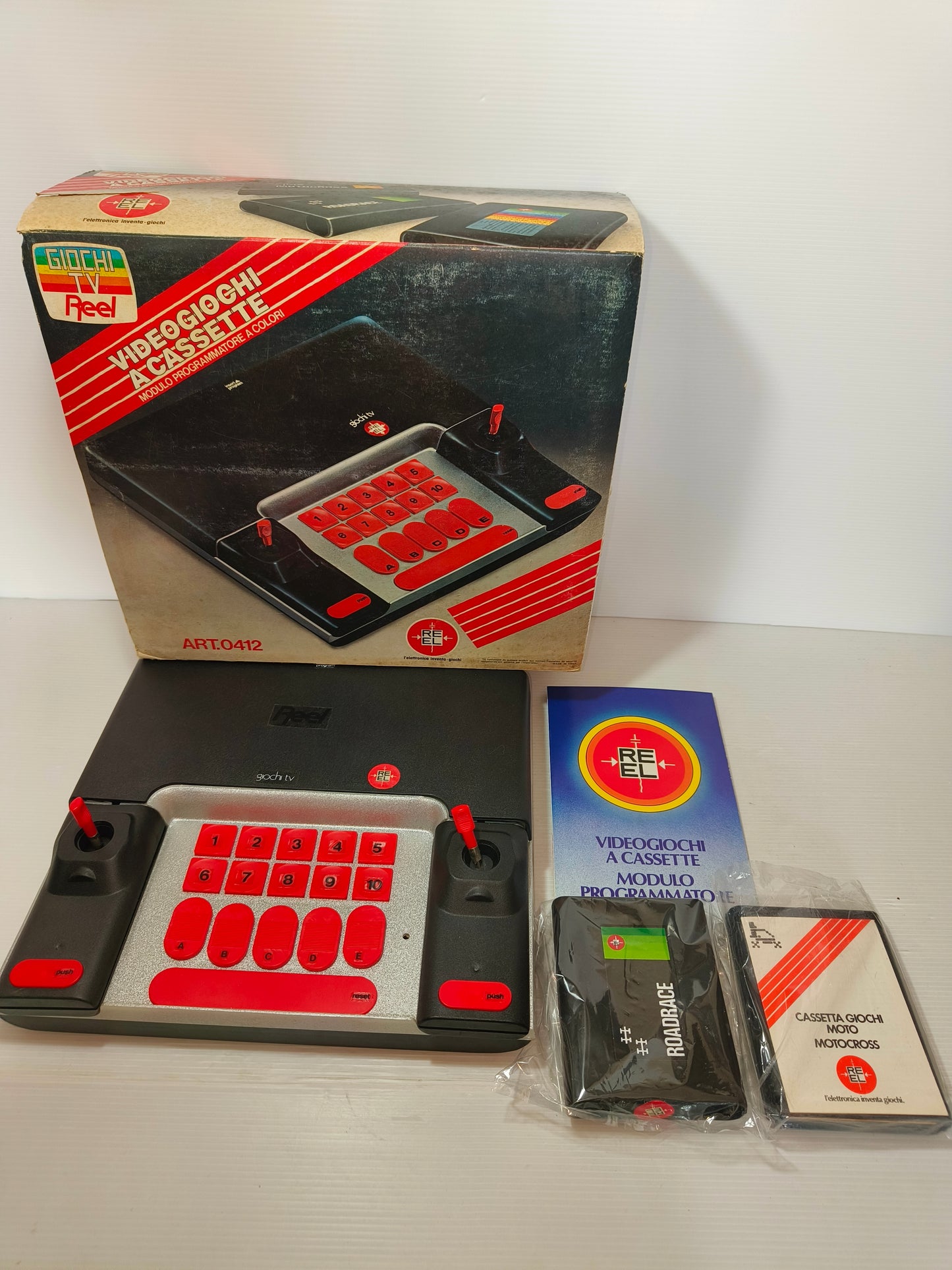 Videogiochi a cassette Reel Giochi TV, anni 80 LEGGI