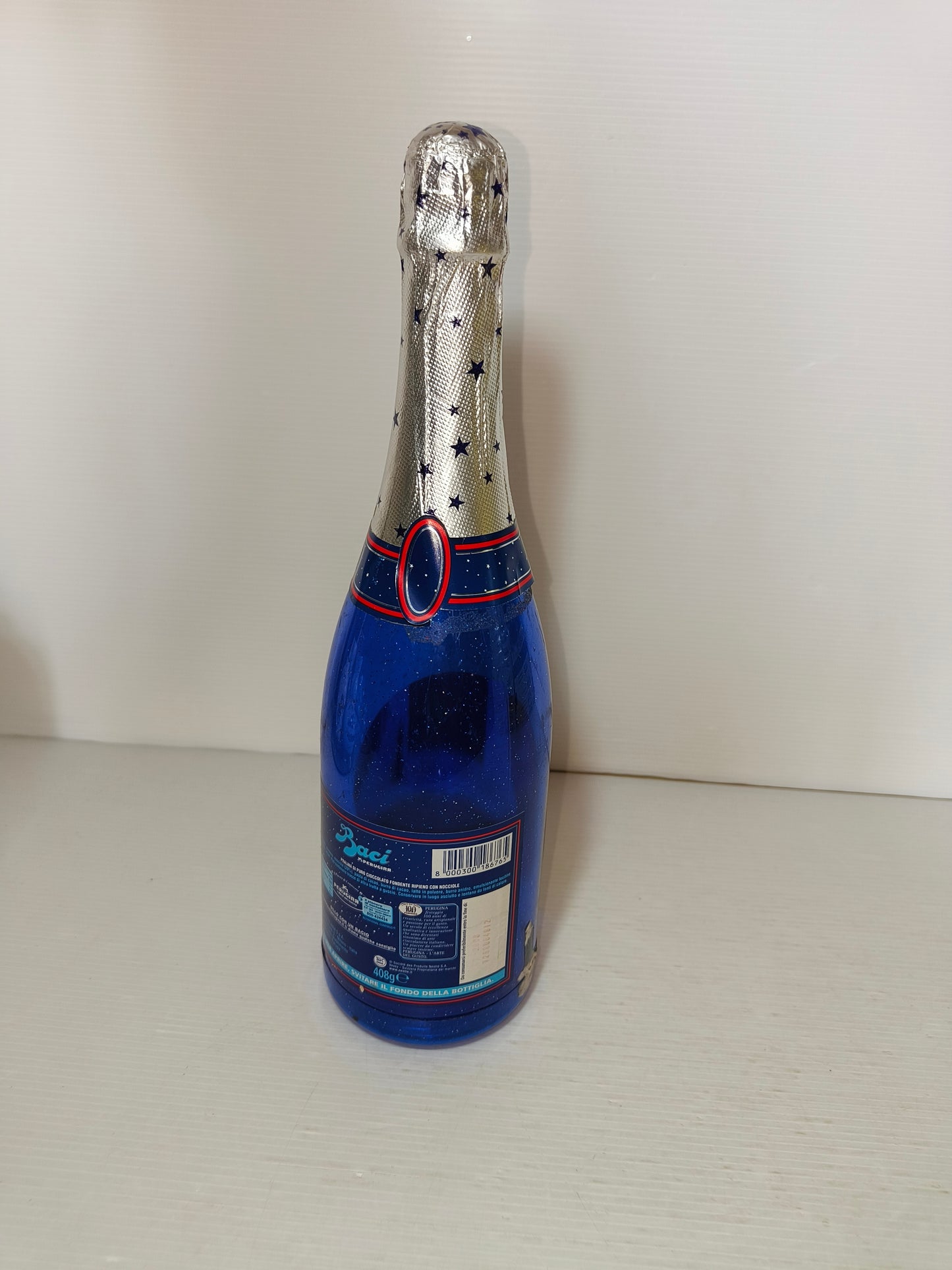 Bottiglia Vuota Baci Perugina vintage, LEGGI