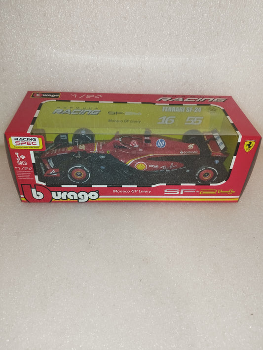 Bburago Ferrari SF-24 2024 Charles Leclerc #16 1 :24