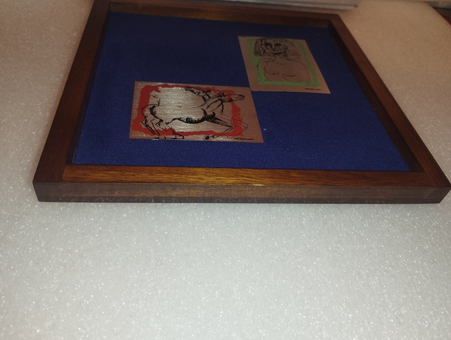 Opere D'arte Bruno Cassinari Serigrafate In Argento 800