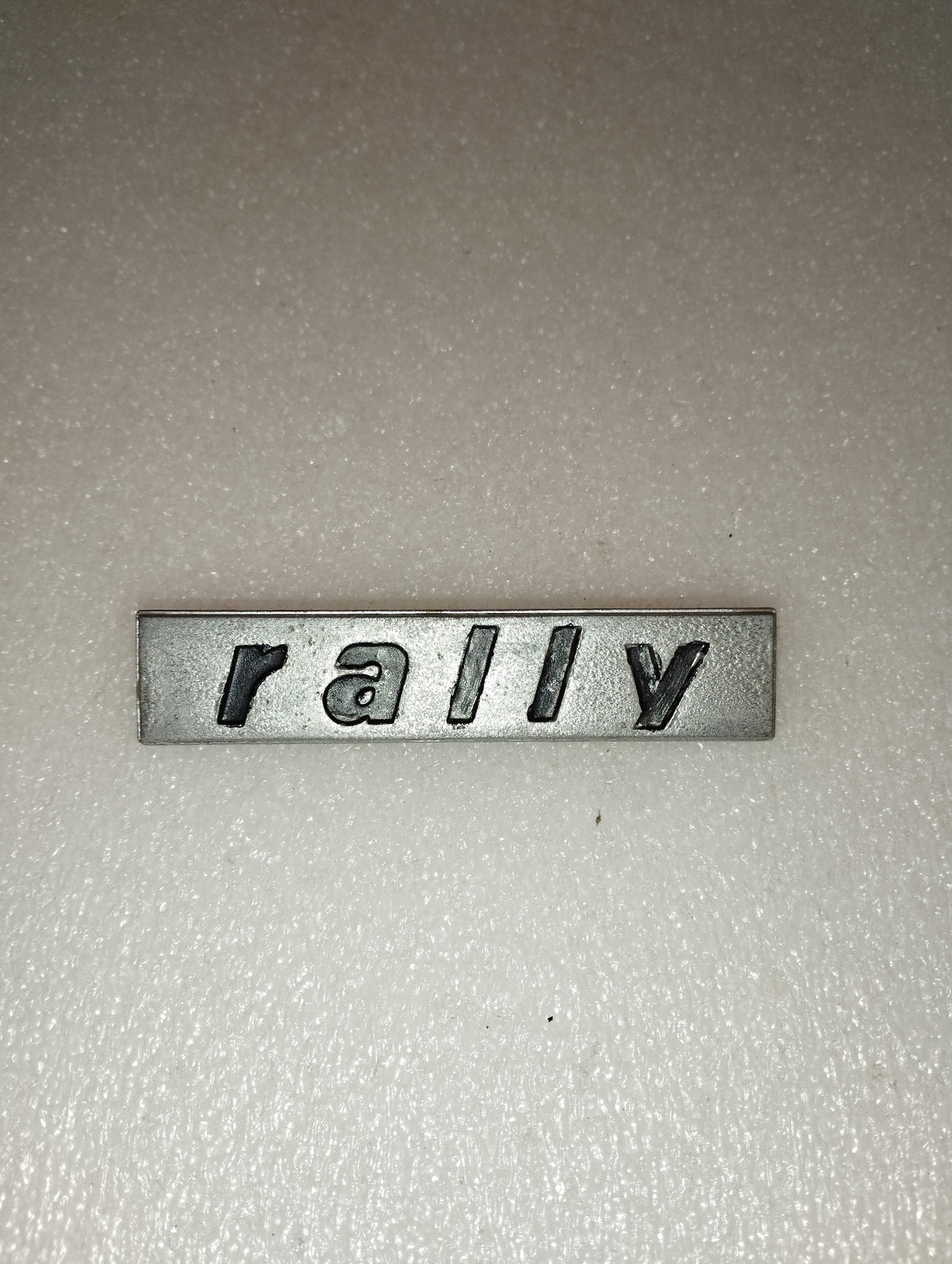 Fregio Scritta Rally per auto Fiat d'epoca