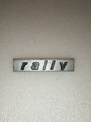 Fregio Scritta Rally per auto Fiat d'epoca