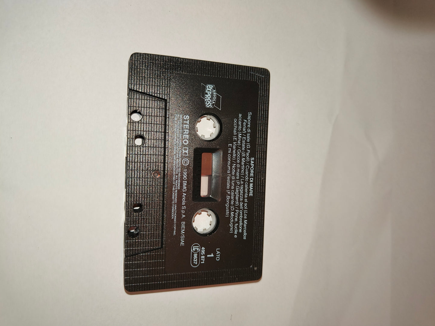 Sapore Di Sale Musicassetta, LEGGI