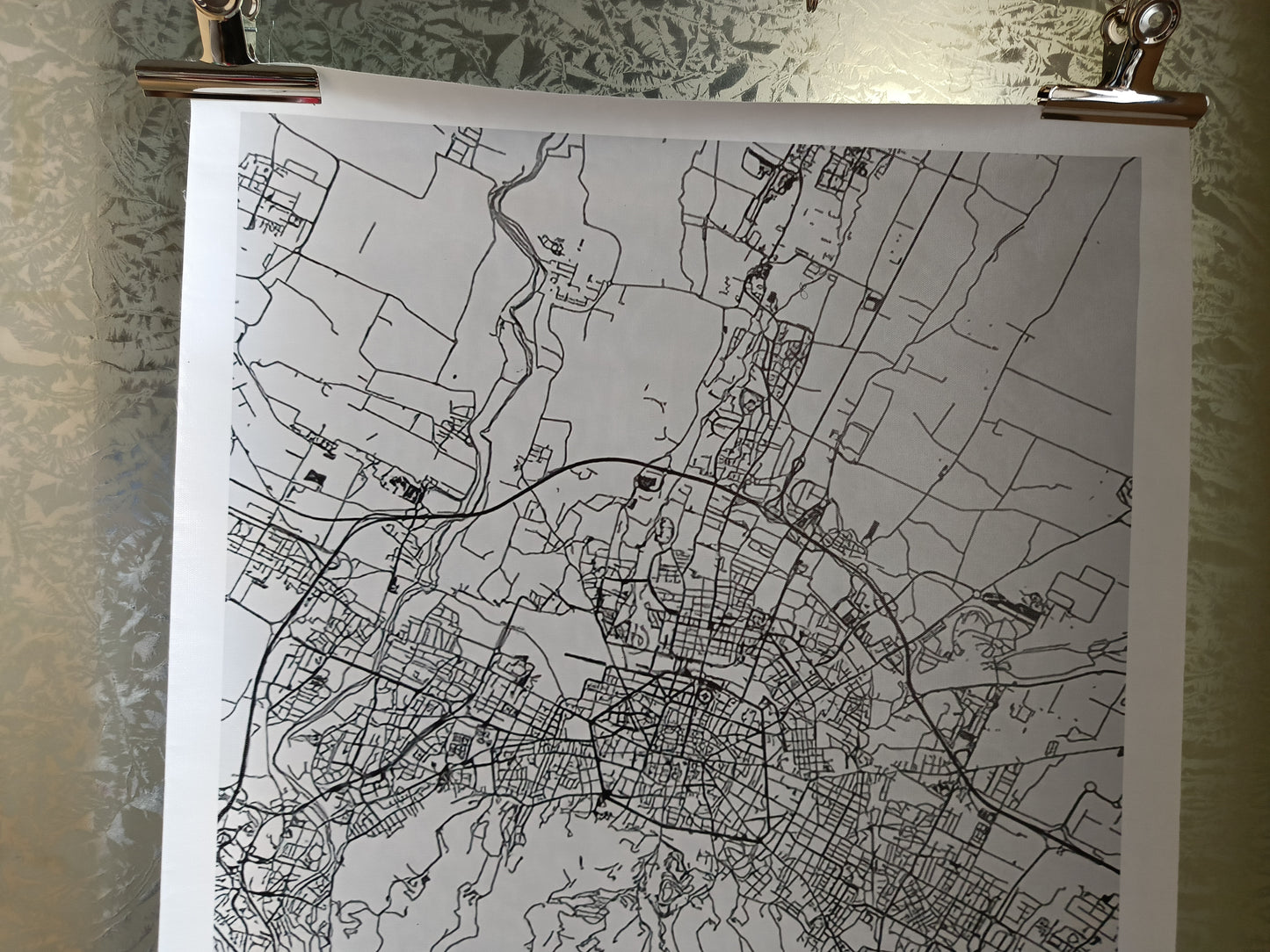 Stampa Su Tela Mappa stilizzata Bologna
Misure 75 x 55 Cm