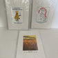 3 Targhe In Plastica Flessibile Su Cartoncino Vintage