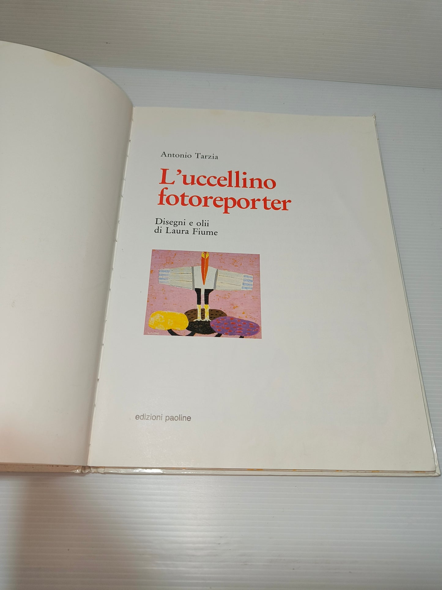 Libro L'uccellino fotoreporter, anni 80 LEGGI