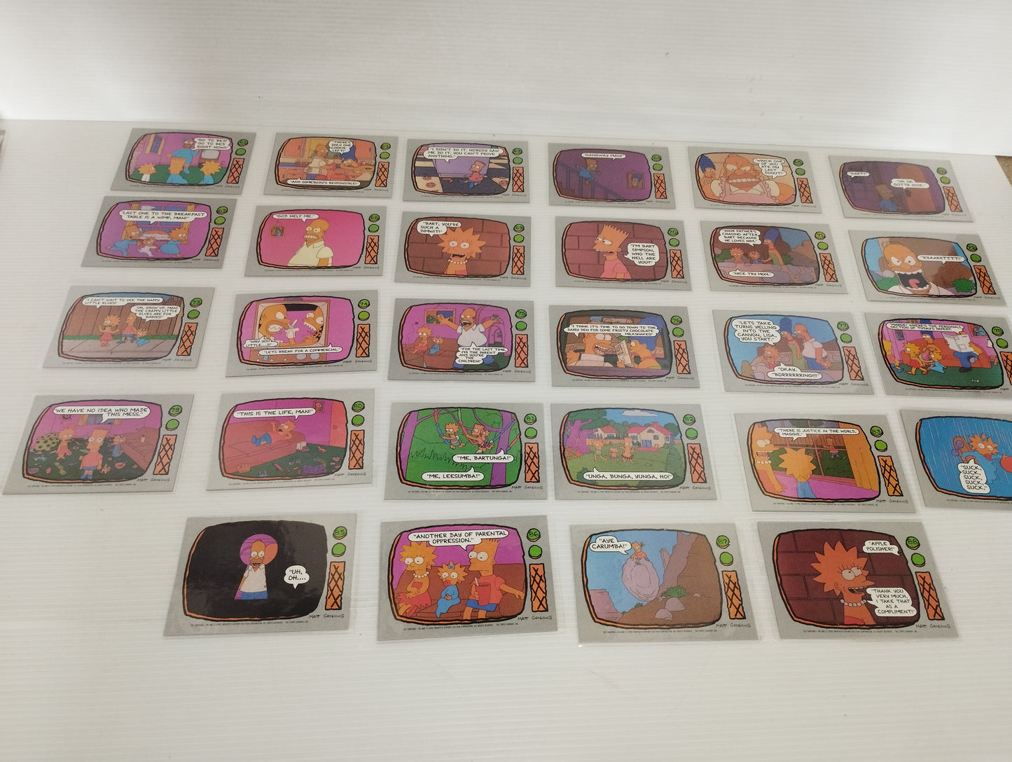 The Simpson Collezione Card Toops
Set 88 + 22 Cards
Anno 1990