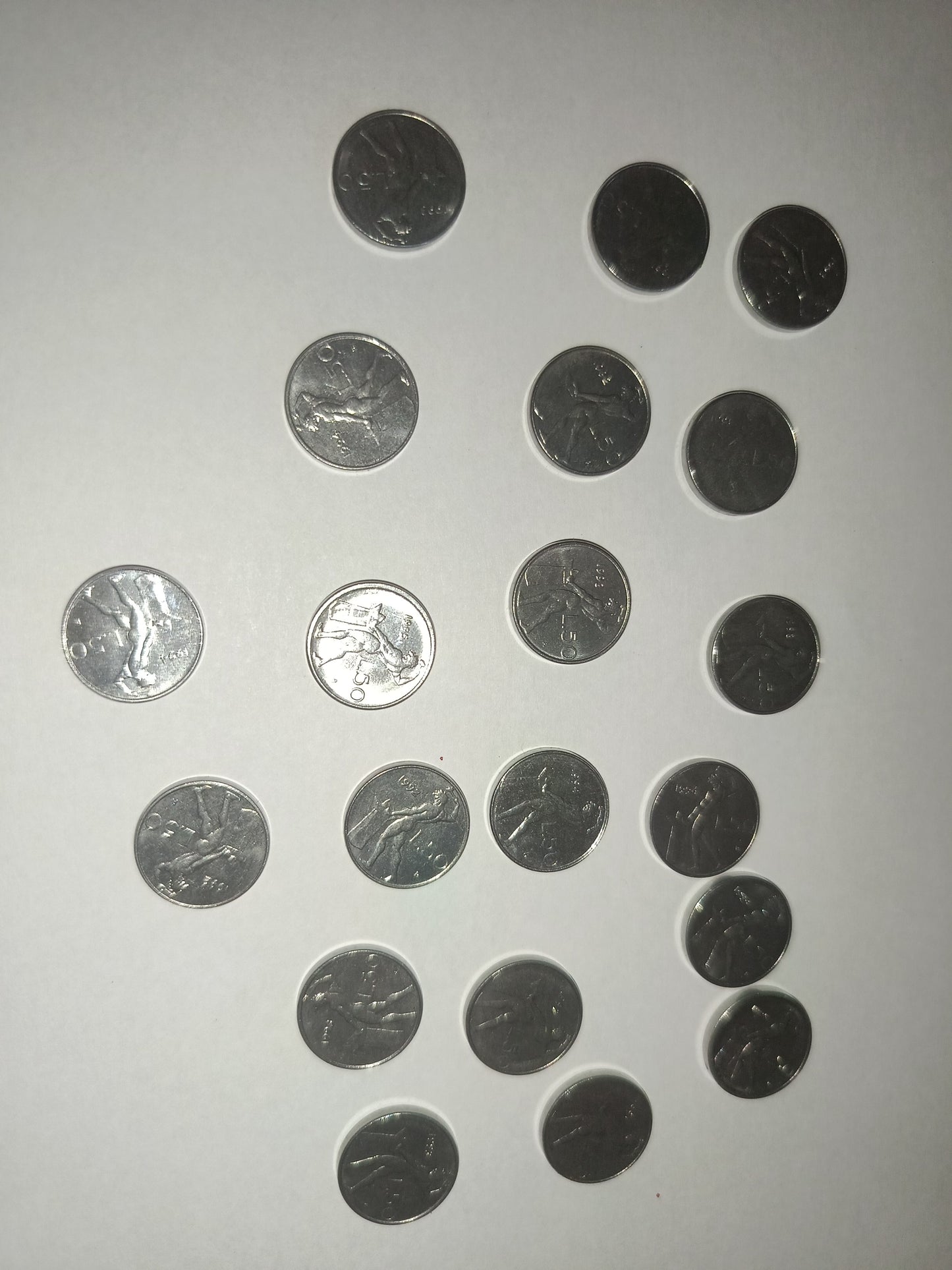 20 Monete Mini 50 Lire