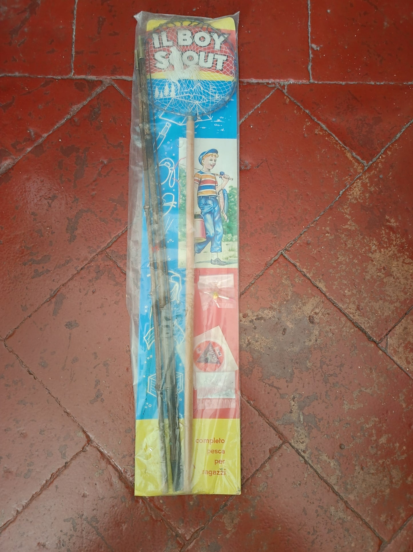 Il Boy Scout Completo Da Pesca Per Ragazzi Anni 60