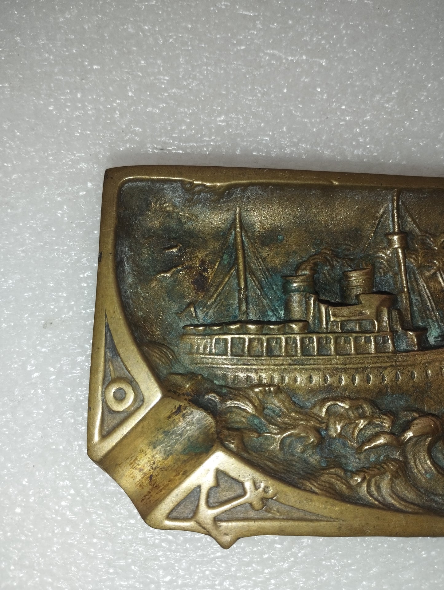 Antico Posacenere In Bronzo