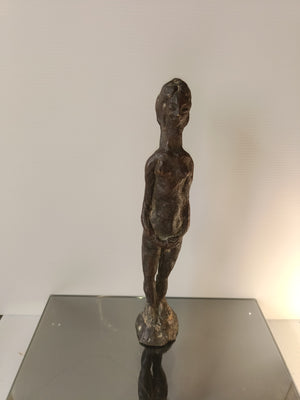 Scultura Nudo Di Donna In Bronzo Vintage