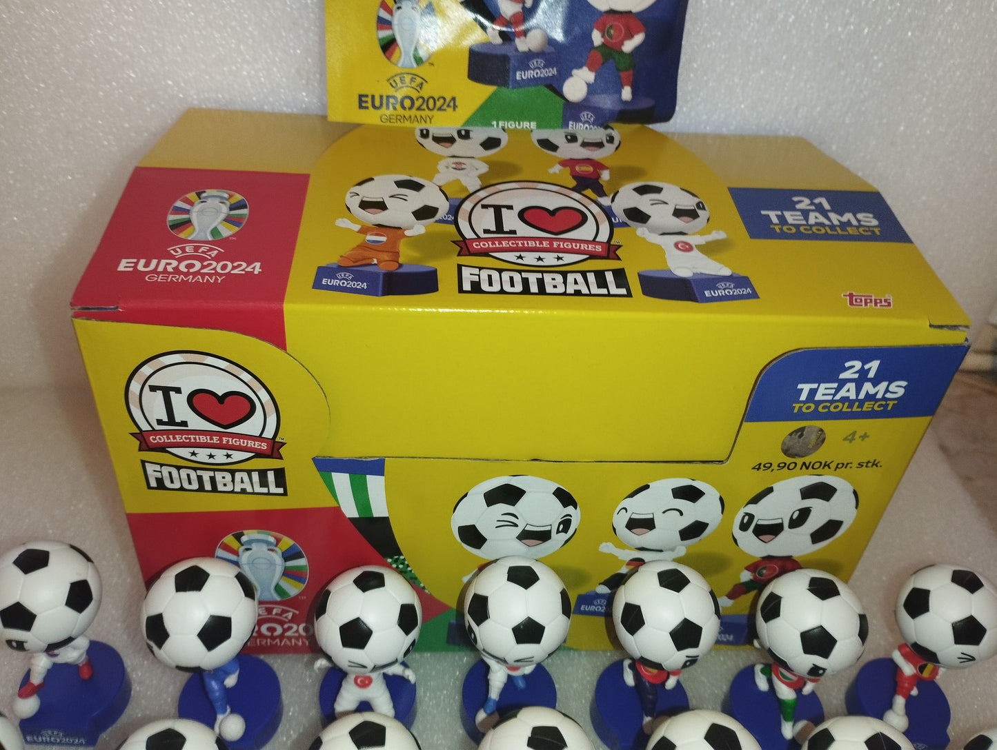 Topps I Love Football Collectible Figures UEFA Euro 2024 Germany Collezione Completa