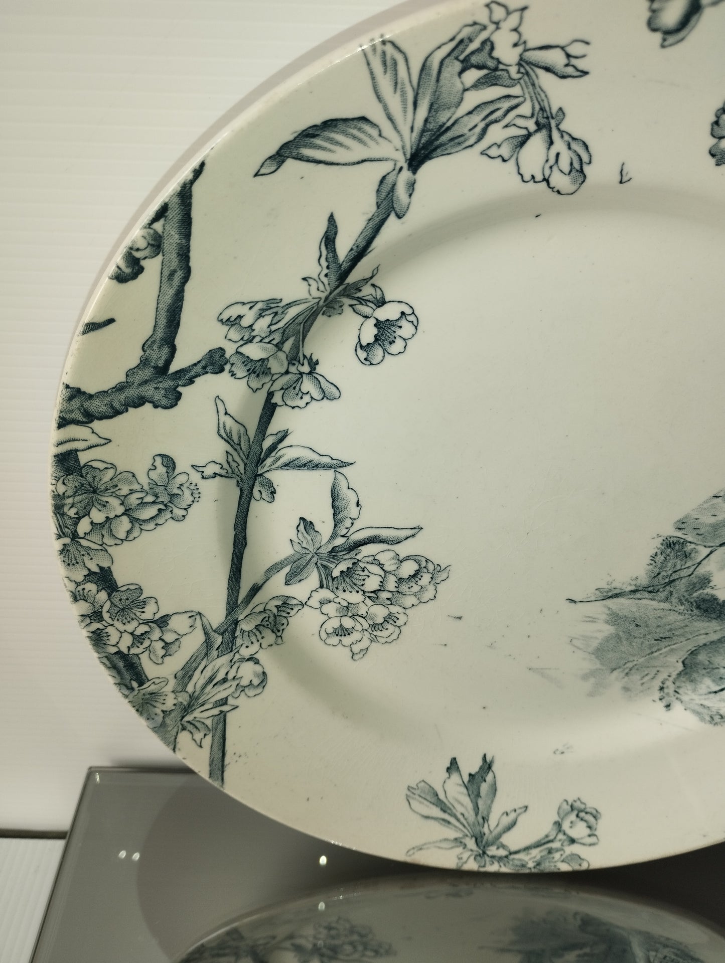 Antico Piatto In Ceramica Terre De Fer