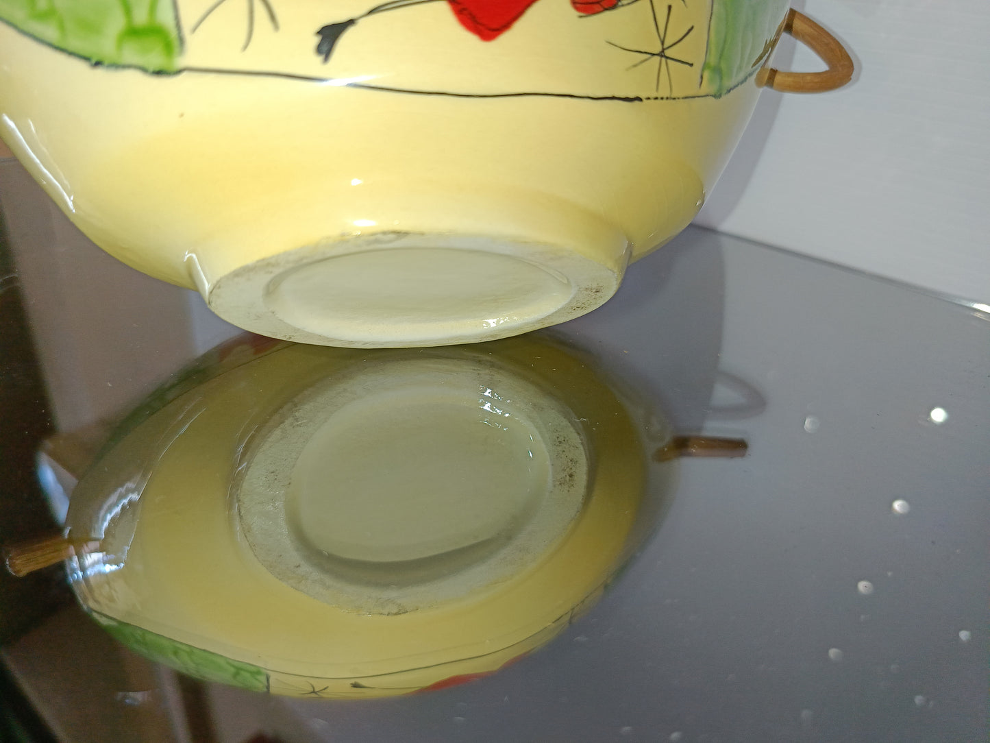 Cestino In Ceramica Vintage