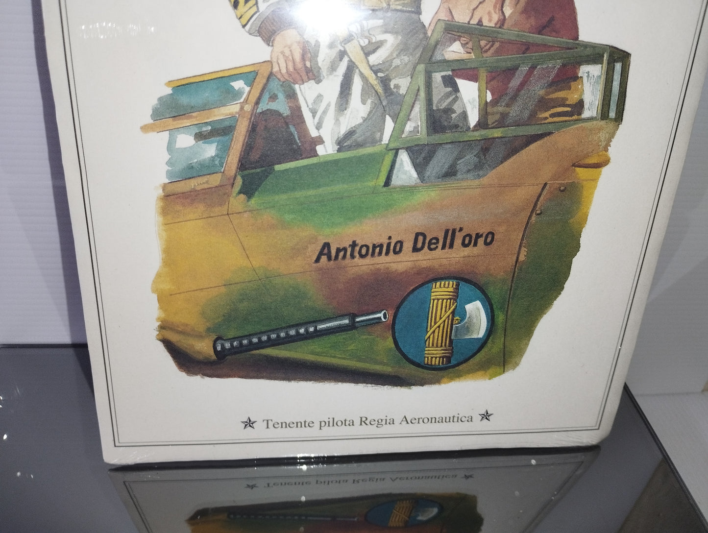 Tenente pilota Regia Aeronautica   Stampa Originale Fine Anni 70