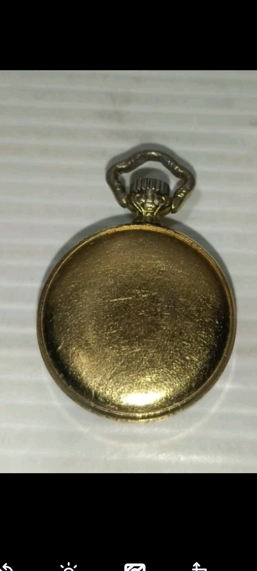 Orologio Ciondolo Roundex 17 Rubis Non funzionante
