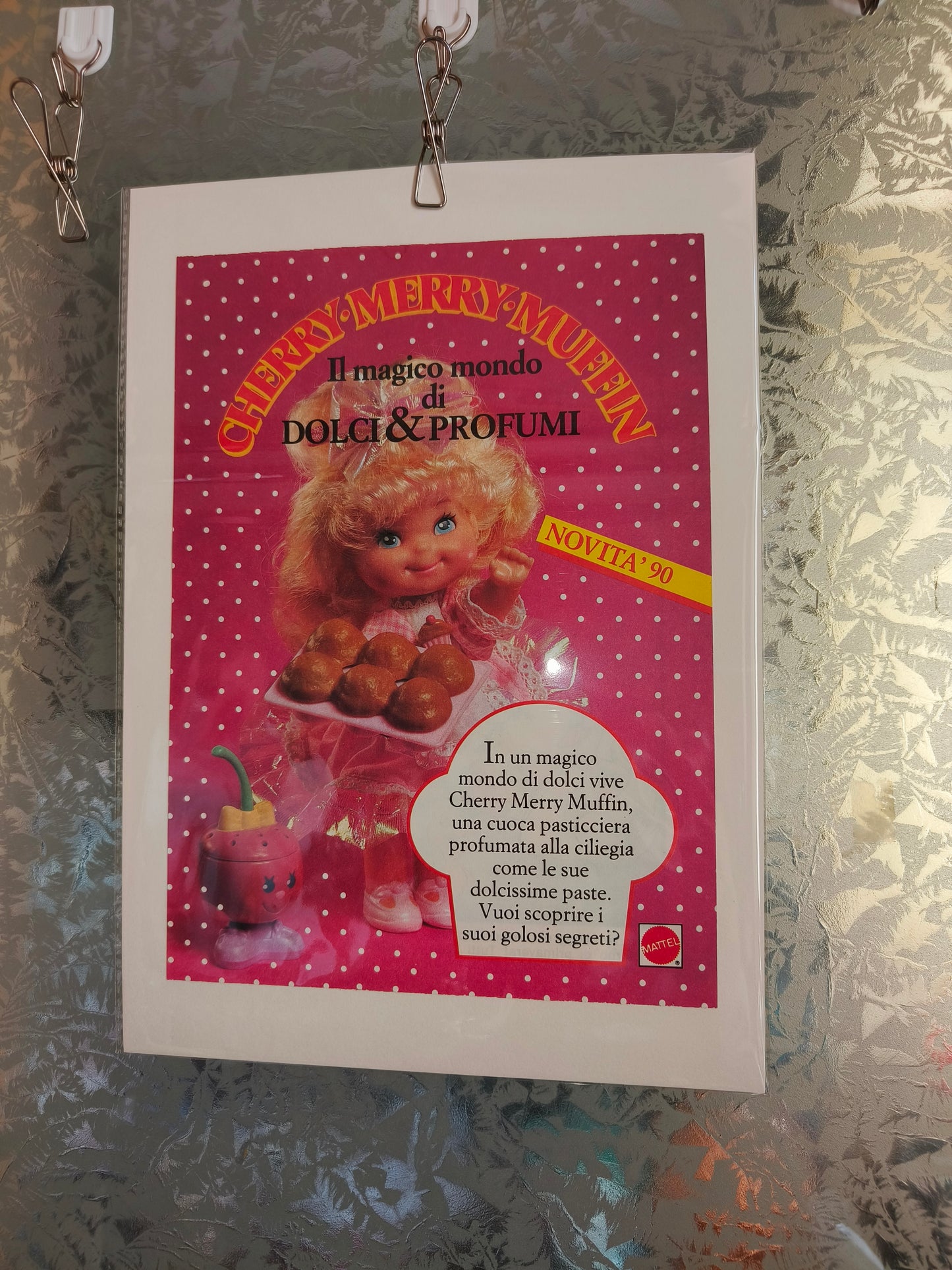Locandina Cherry Merry Muffin da fumetto d'epoca Anni 90