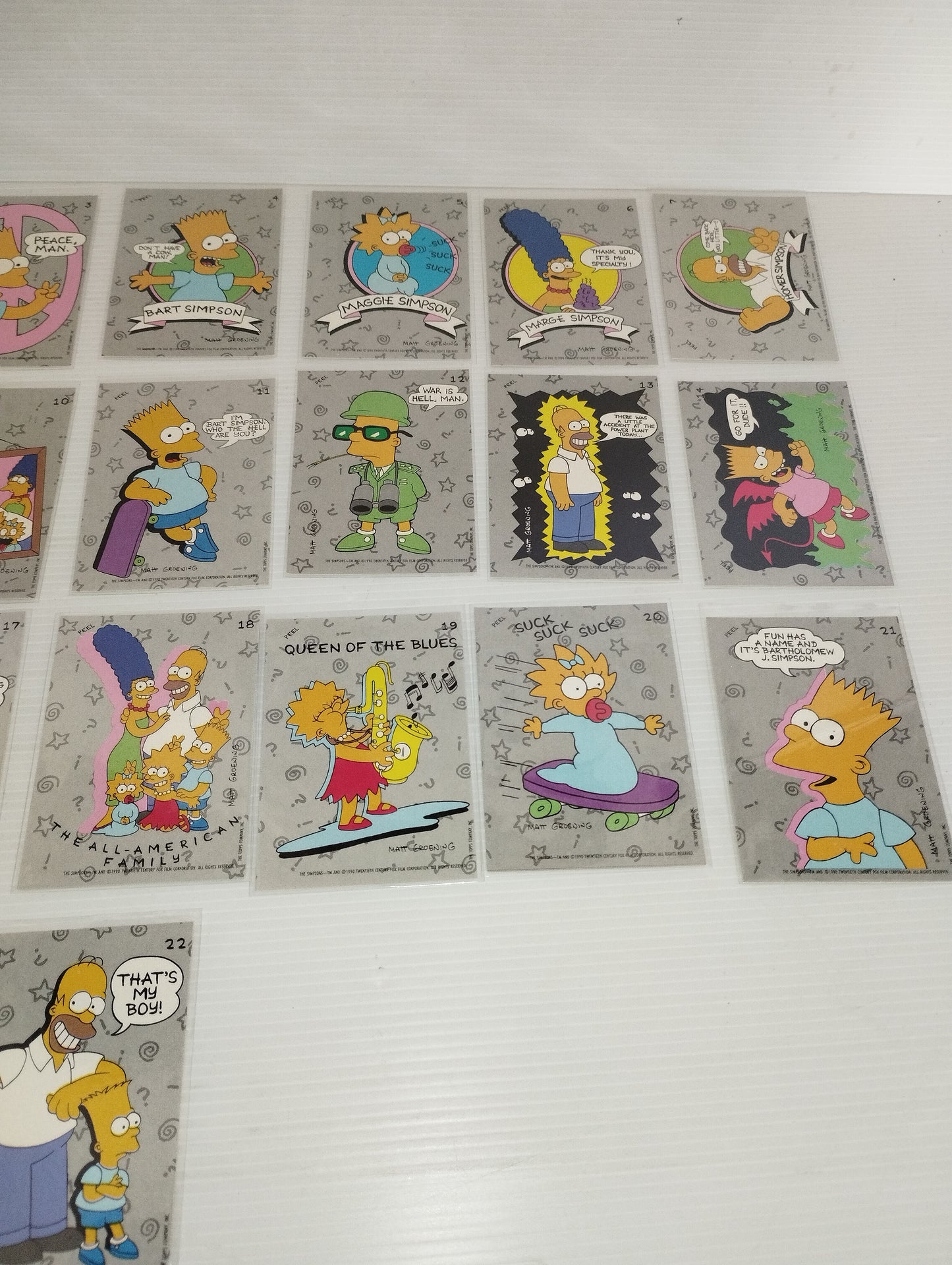 The Simpson Collezione Card Toops
Set 88 + 22 Cards
Anno 1990