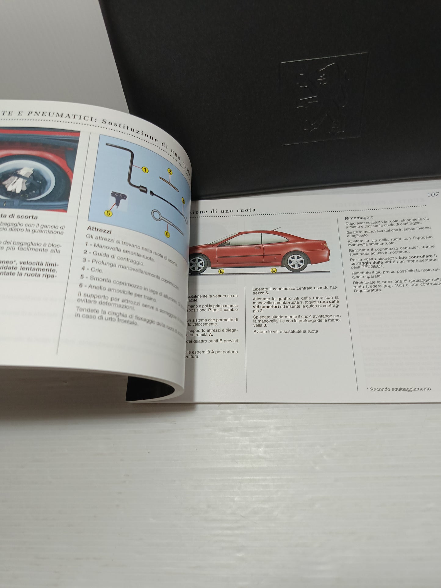 Peugeot Coupé 406 Guida D'Uso/Garanzia Manutenzione