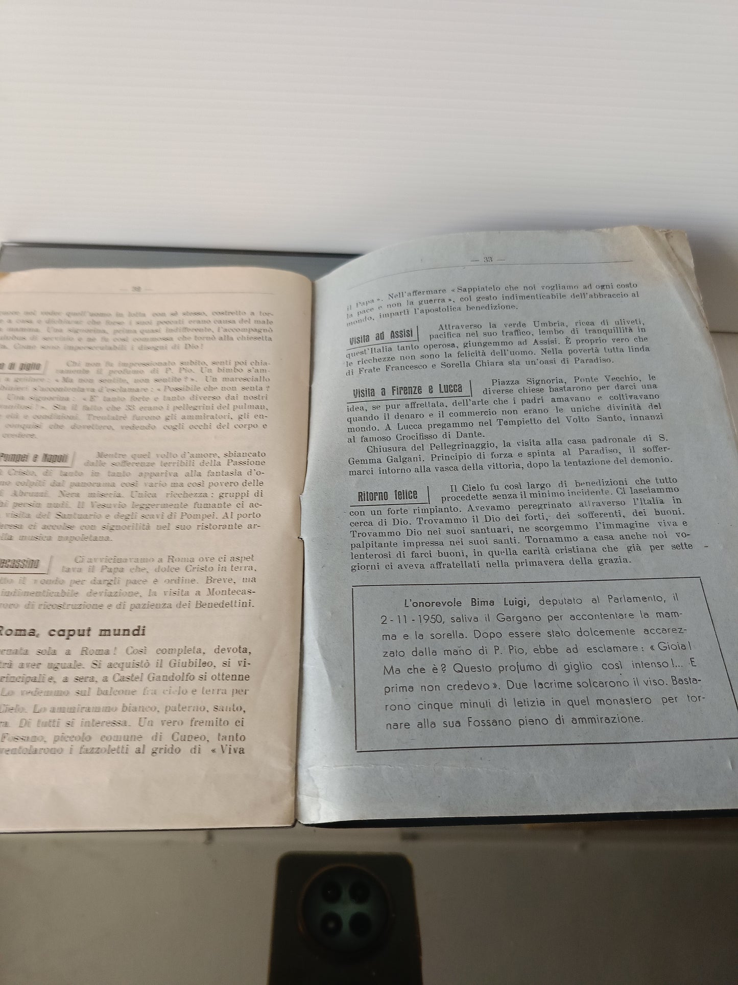 Padre Pio Lo Stimmatizzato Libretto Devozionale D'epoca