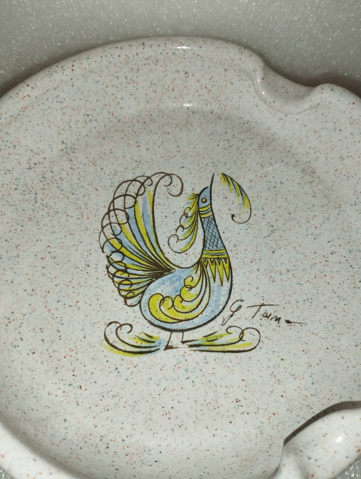 Posacenere In Ceramica Smaltata Sardegna