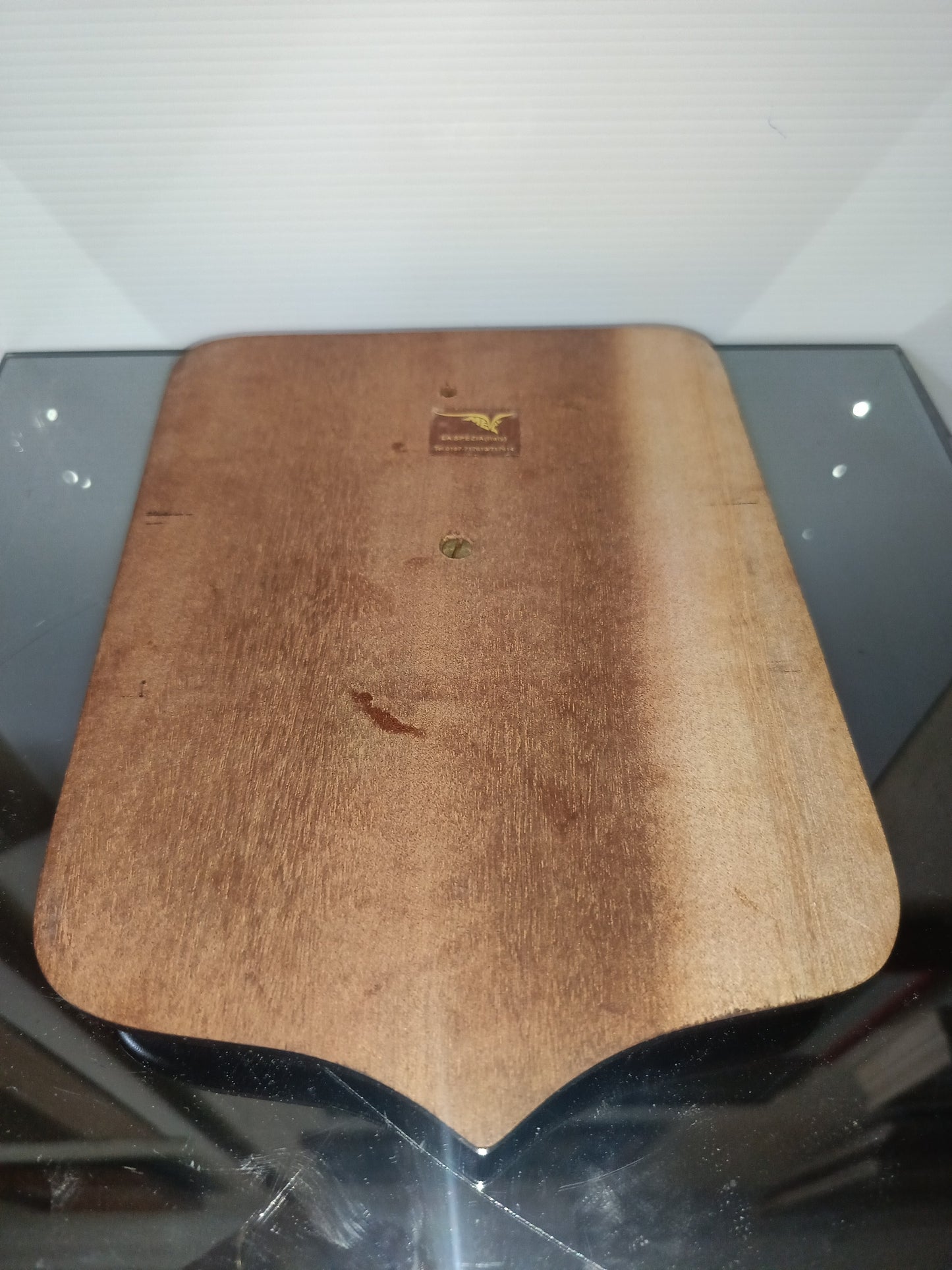 Stemma Direzione Costruzioni Aeronautiche Milano In Metallo smaltato e  Legno