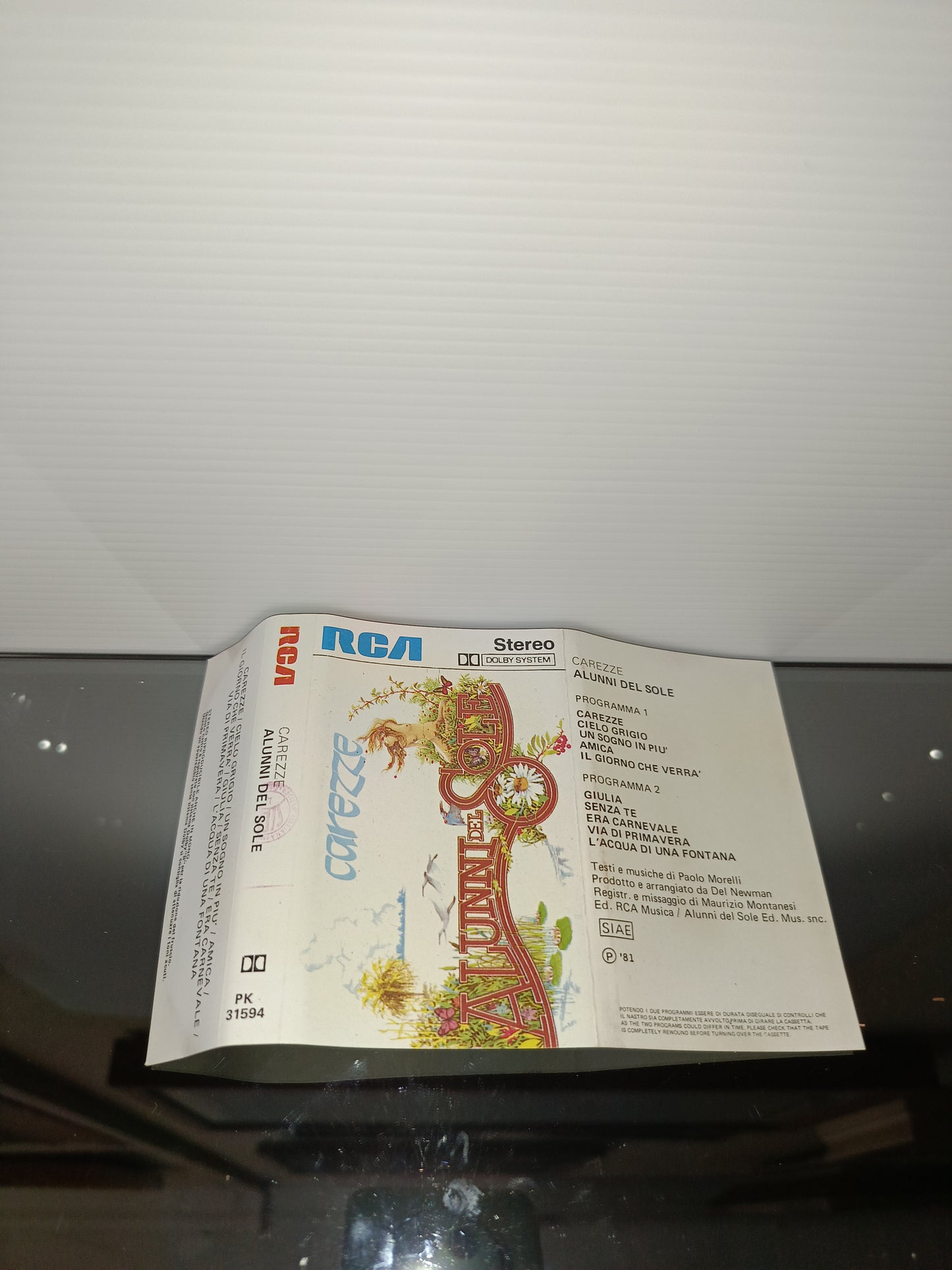 Carezze Alunni Del Sole Musicassetta
Edita nel 1981 da RCA  Cod.PK31594