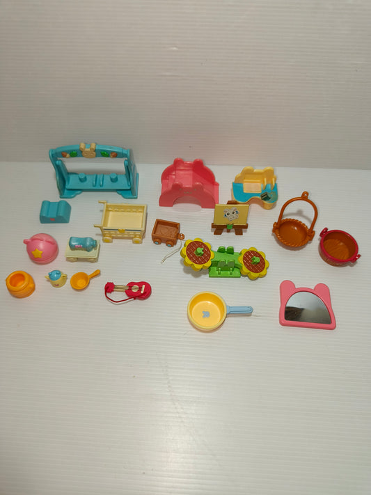 Lotto accessori Playset Hamtaro Giochi Preziosi