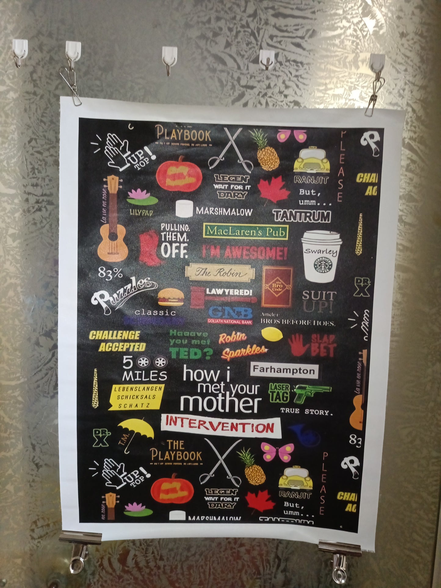 How I Met Your Mother Stampa Su Tela