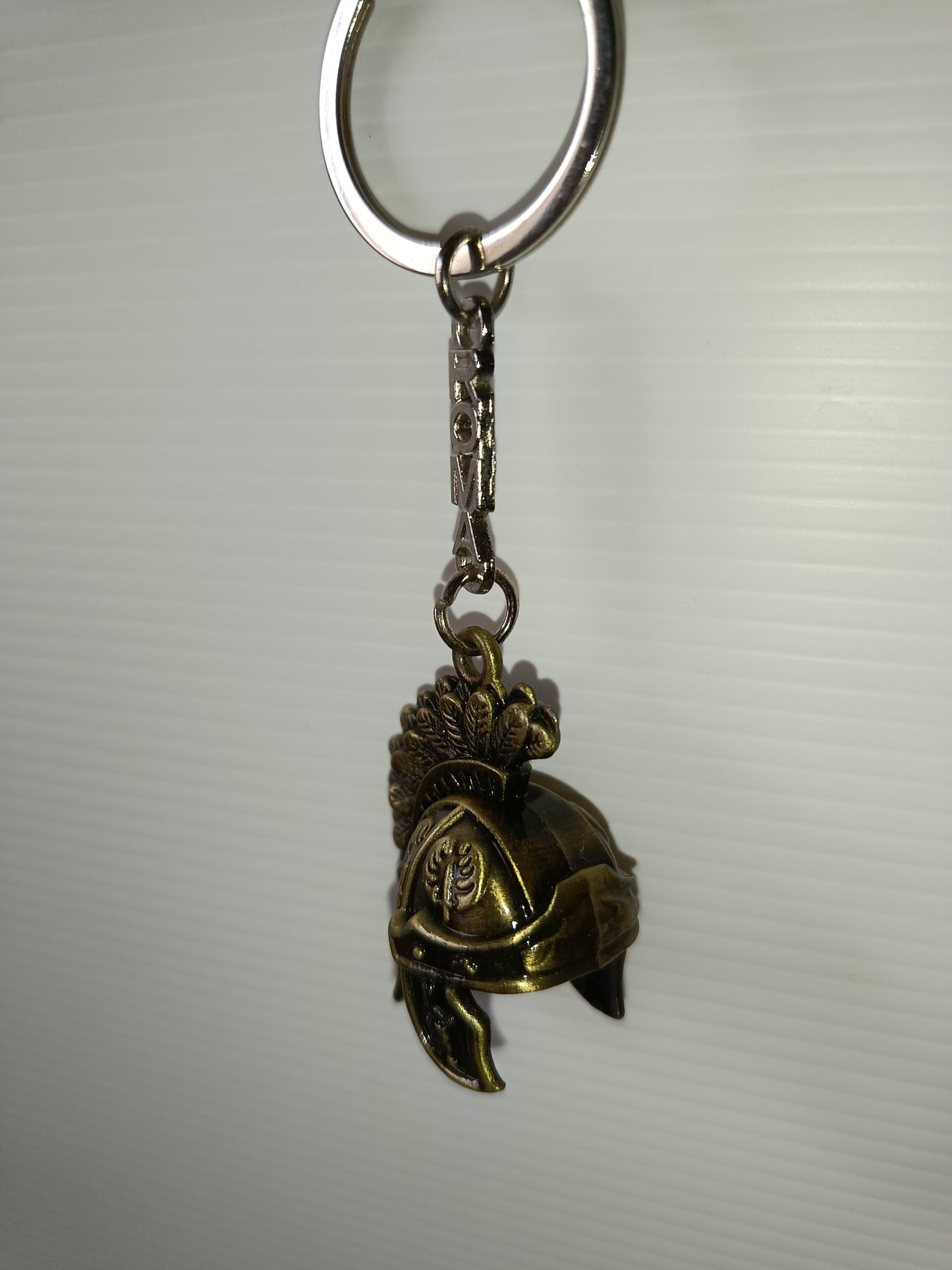 Portachiavi Elmo Soldato Romano Souvenir In Metallo
