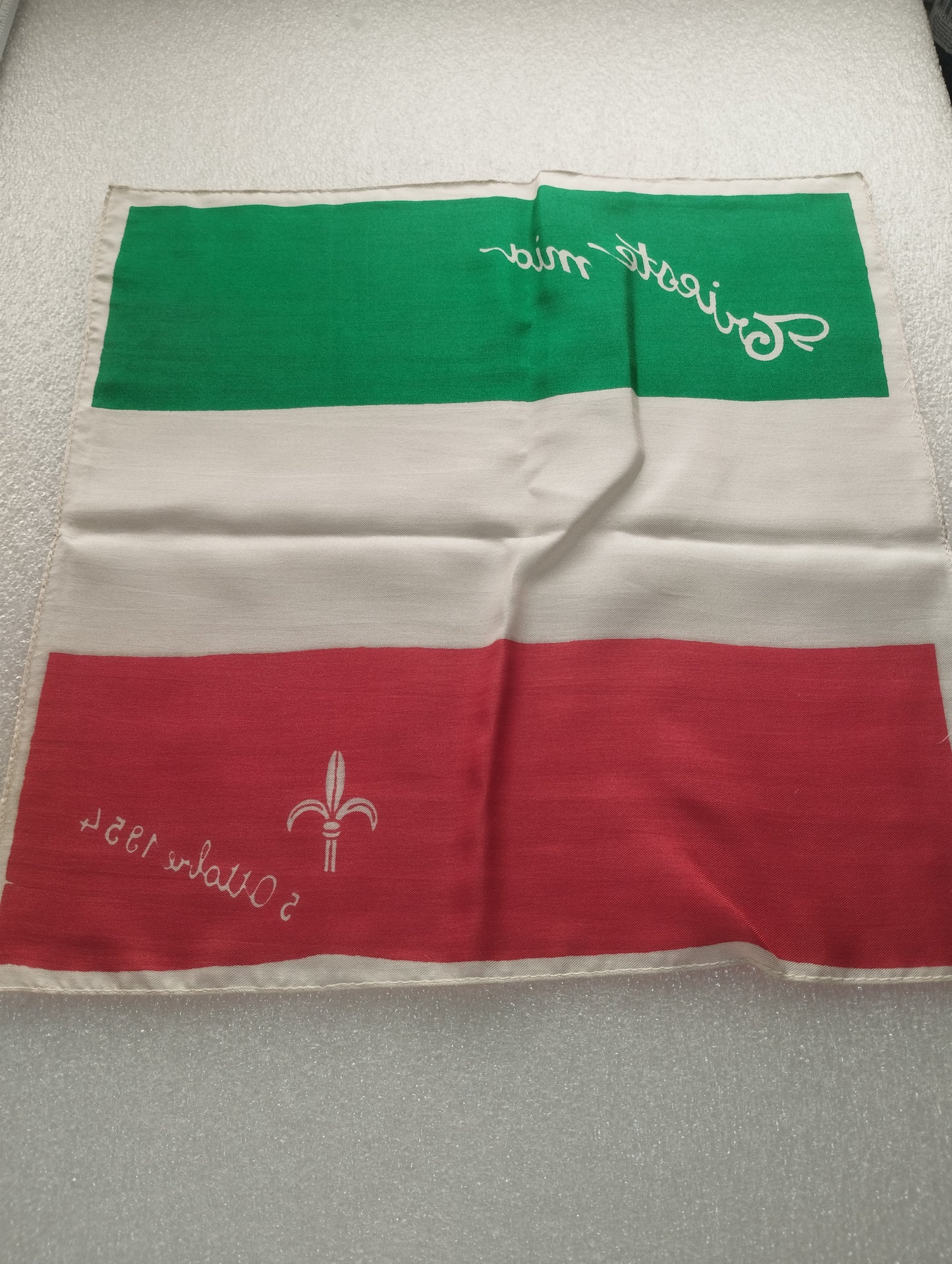 Fazzoletto Trieste Mia
In Seta
Misure 31 x 31 cm