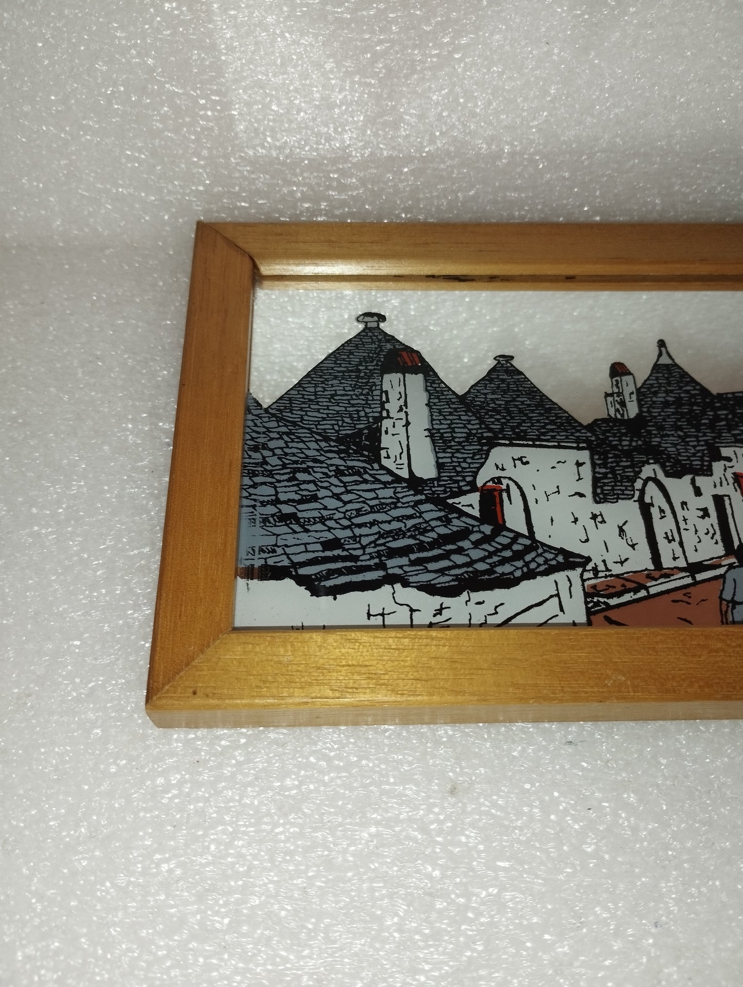 Specchio Souvenir Trulli Puglia
Con cornice in legno