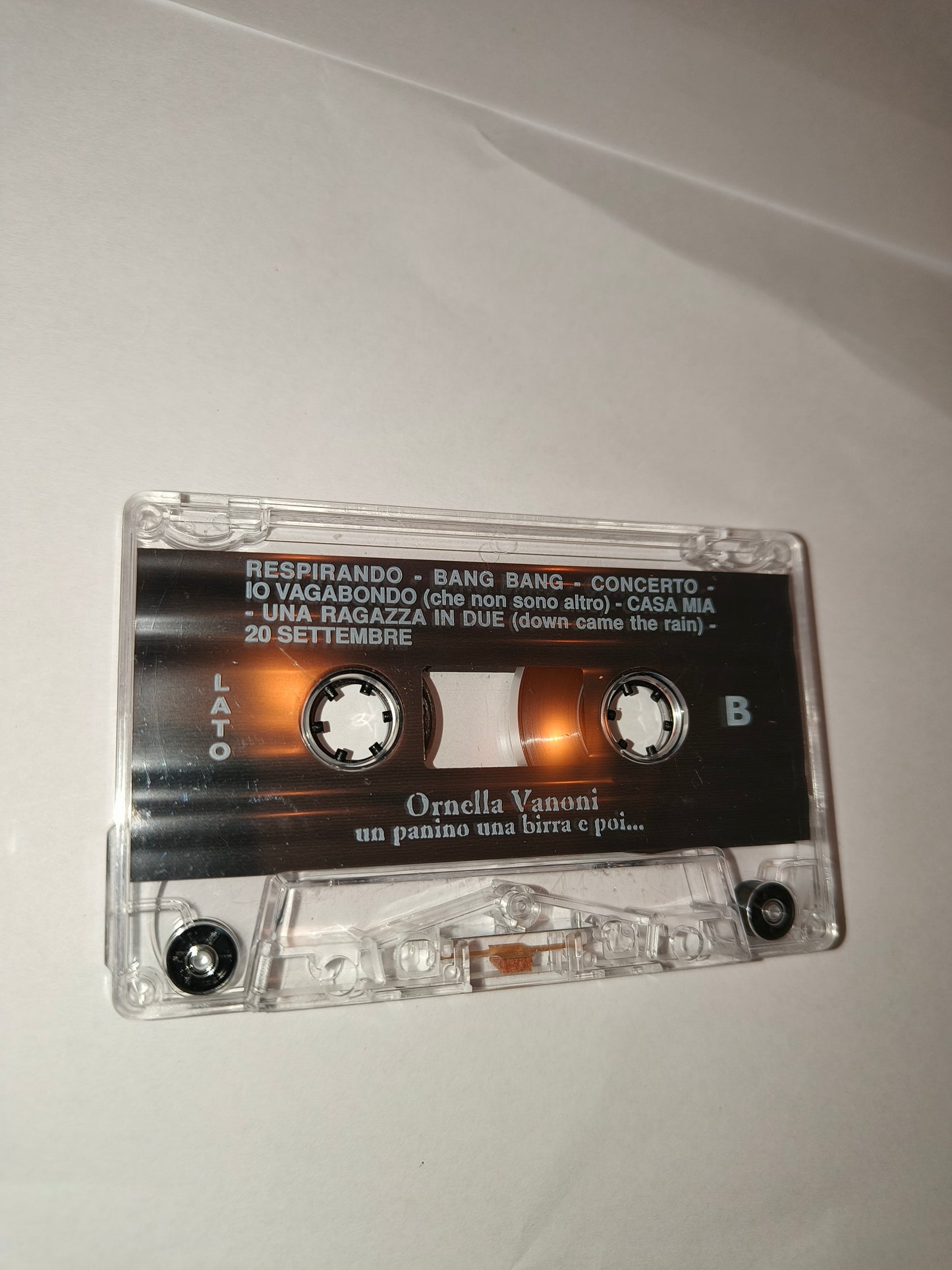 Ornella Vanoni Un Panino Una Birra e poi... Musicassetta, LEGGI