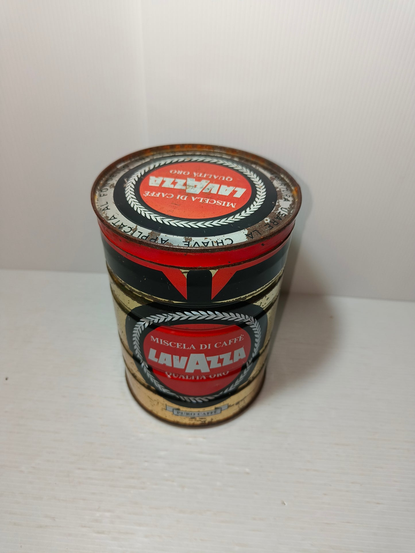 Scatola latta Lavazza vintage, LEGGI