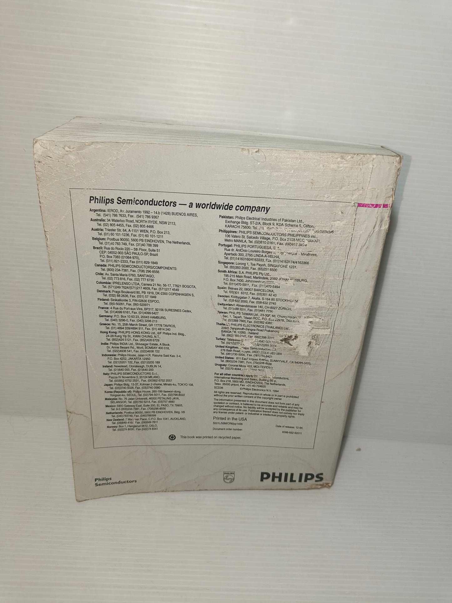Manuale Philips RF/Wireless Communications Data Handbook, anni 90